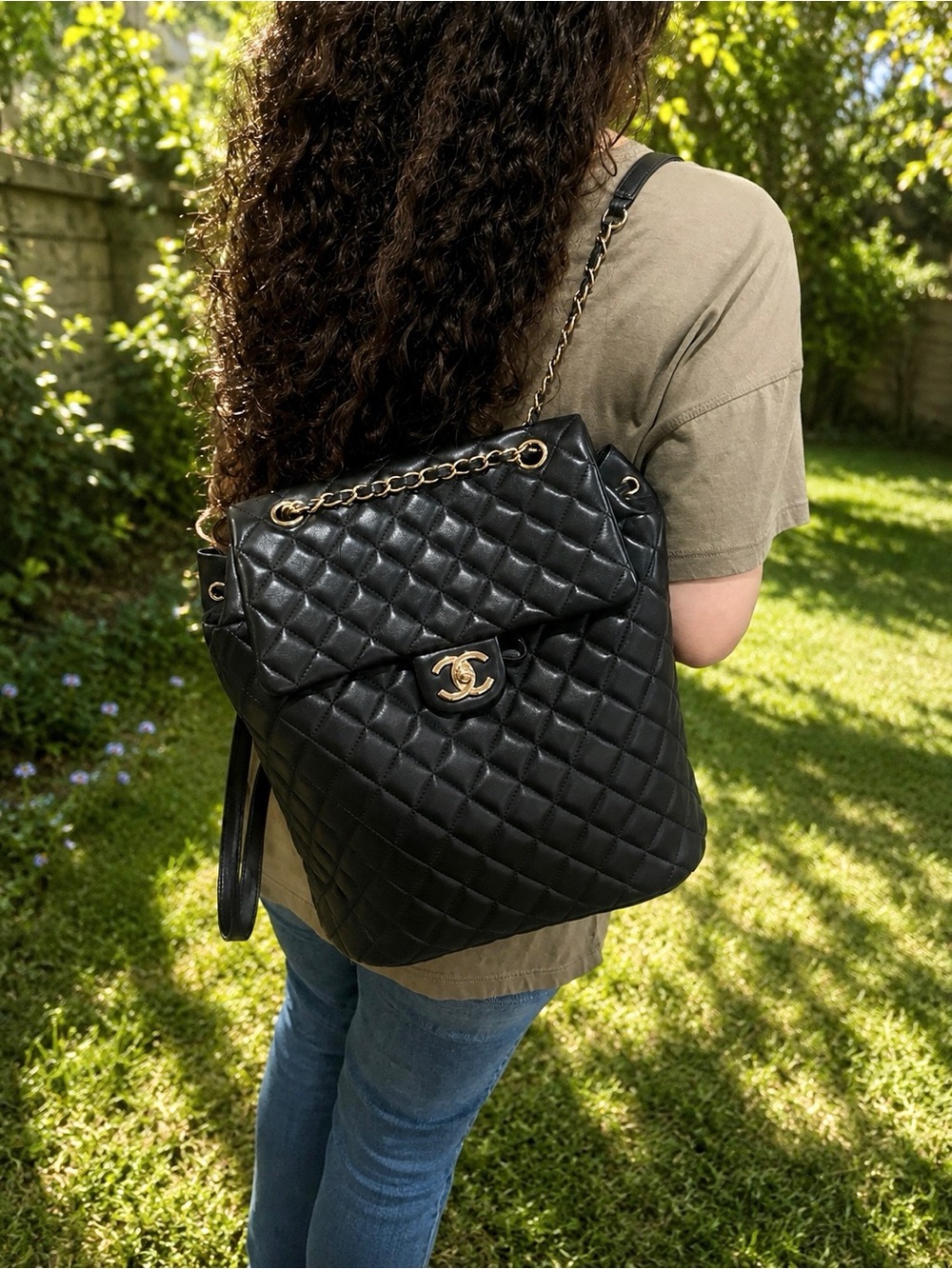 Chanel Quilted Lambskin Backpack - Picture 4 of 10